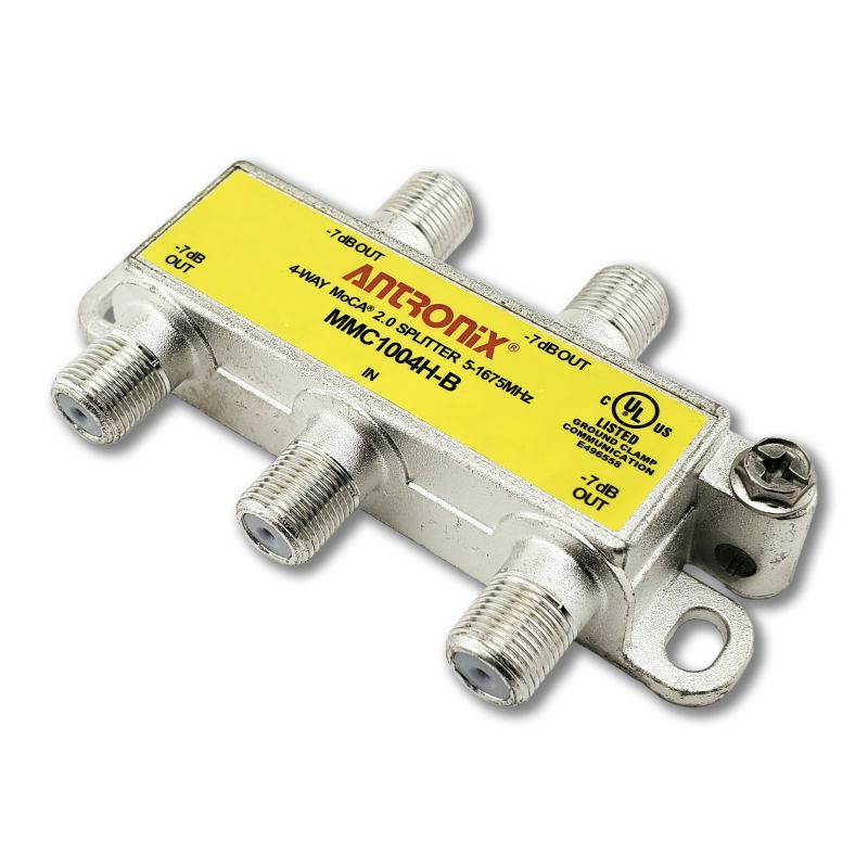 3 way antronix mmc1003hb 51675 mhz moca 2.0 splitter for frontier formerly verizon fios