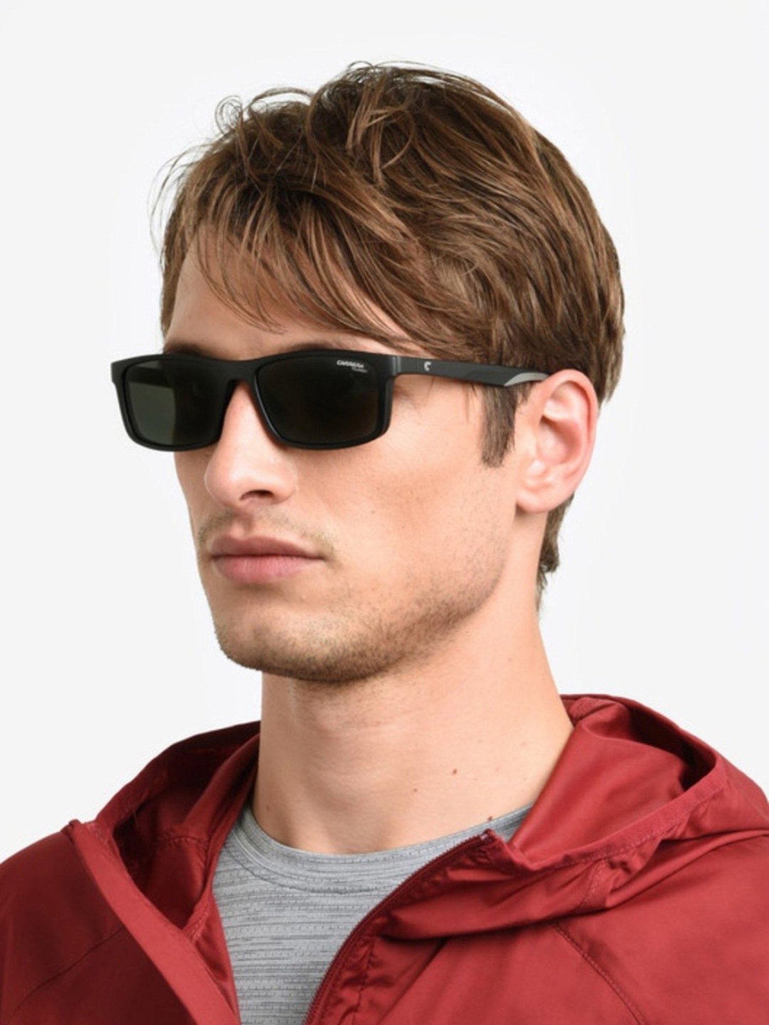Carrera Grey Round UV Protection Sunglasses for Men