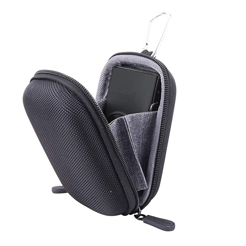 Hard Carrying Case for Canon PowerShot ELPH 180/190 Digital Camera (Carrying case, Black)