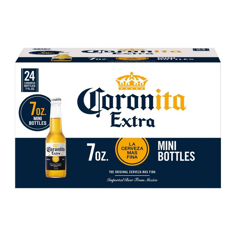 Corona Extra Coronita Lager Beer - 24pk/7 fl oz Bottles
