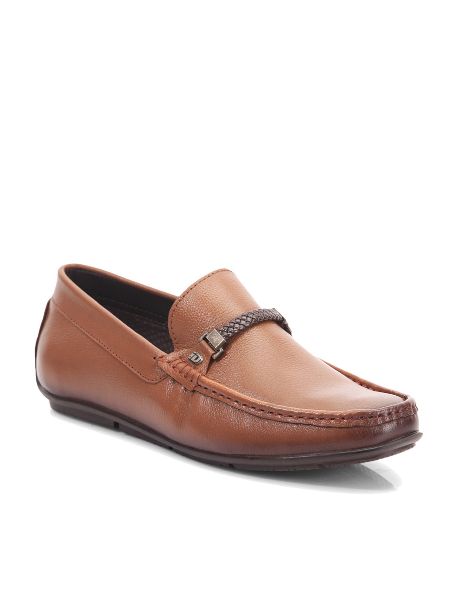 ID Men's Tan Casual Loafers