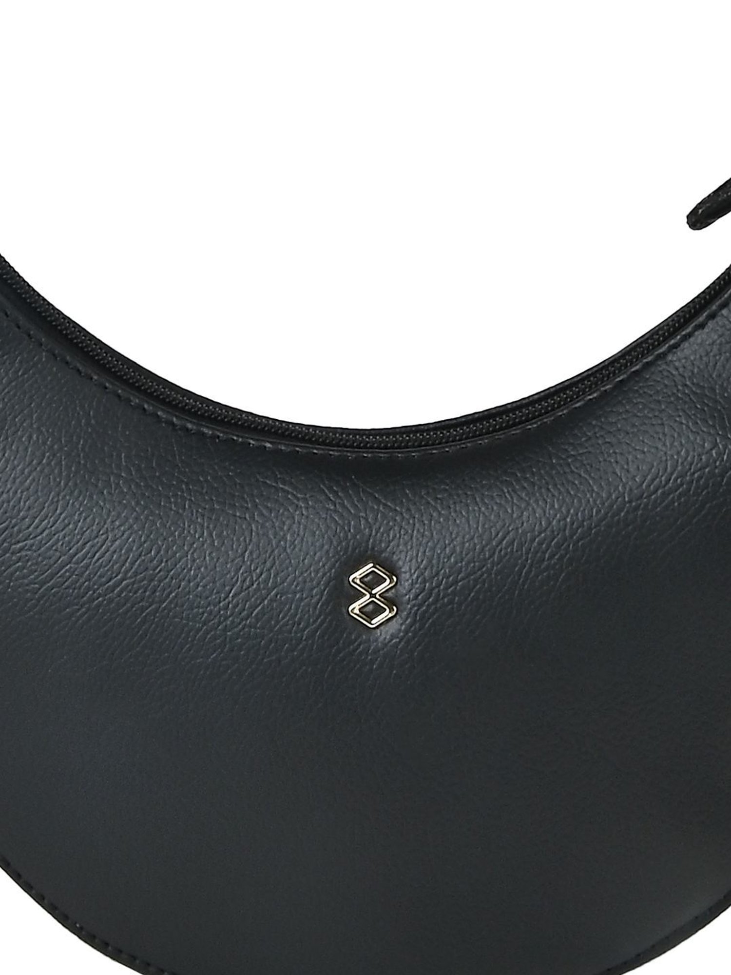 Horra Black Small Hobo Bag