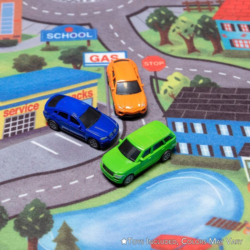 Gertmenian City Roads 40"x54" Game Rug