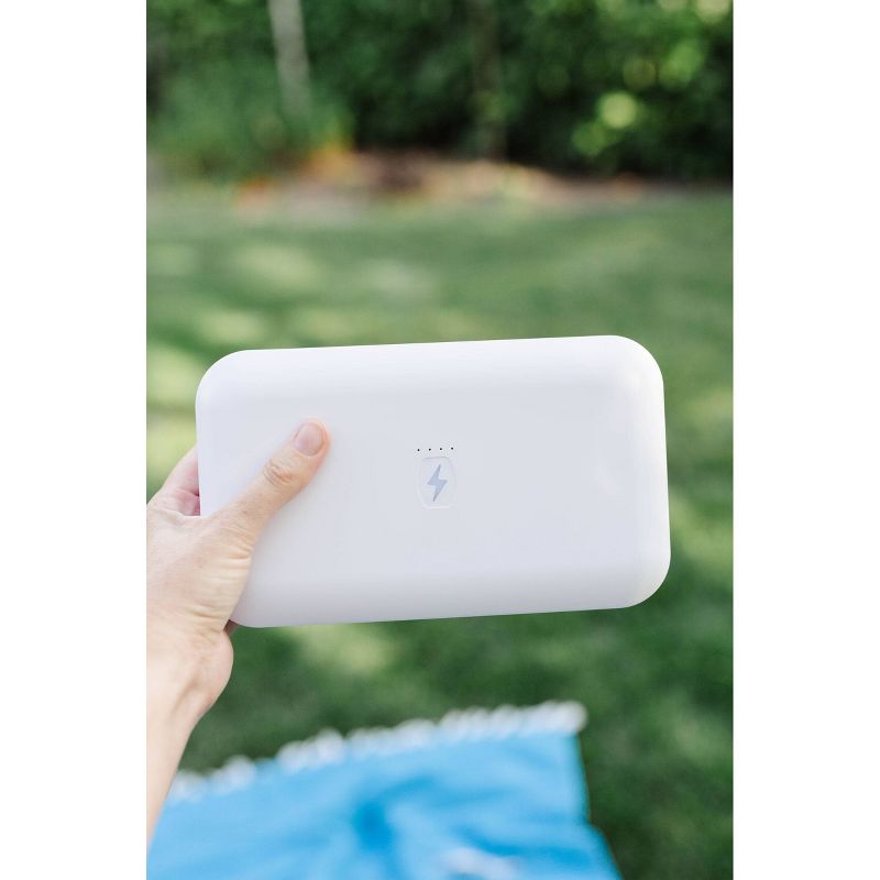 PhoneSoap Go UV-C Sanitizer & Portable Power Pack - White