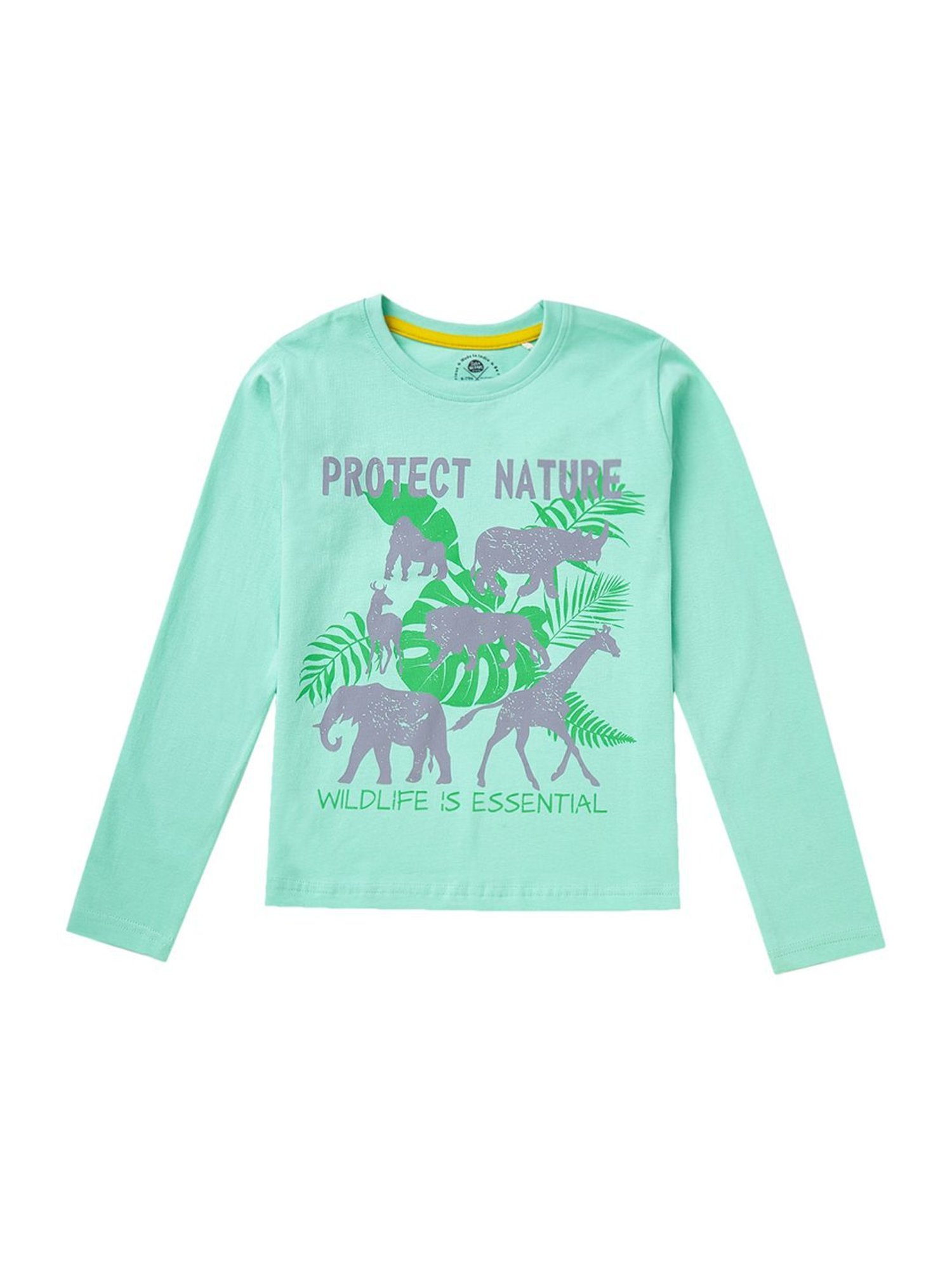 Cub McPaws Kids Multicolor Cotton Printed Full Sleeves T-Shirt (Pack of 3)