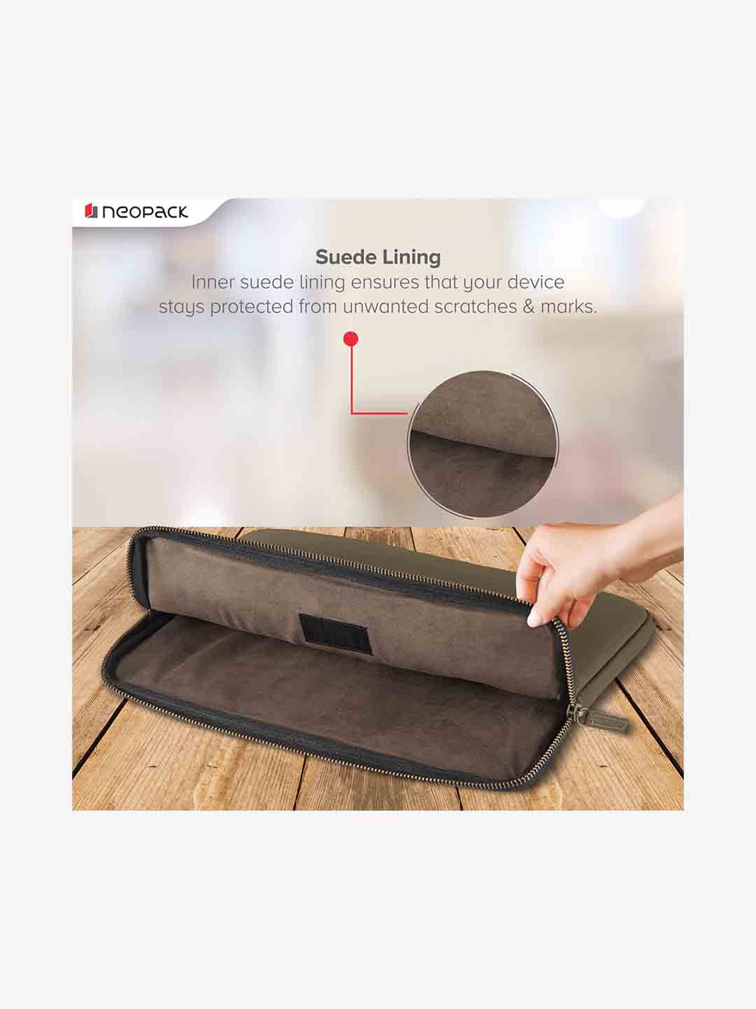Neopack Stanley Sleeve for all 13.3 Inch Laptops & Macbooks (Olive Green)