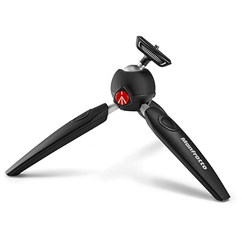 MTPIXIEVOBK PIXI EVO 2Section Mini Tripod for Mirrorless Cameras Compact System Cameras DSLR Video Compact Size Aluminium