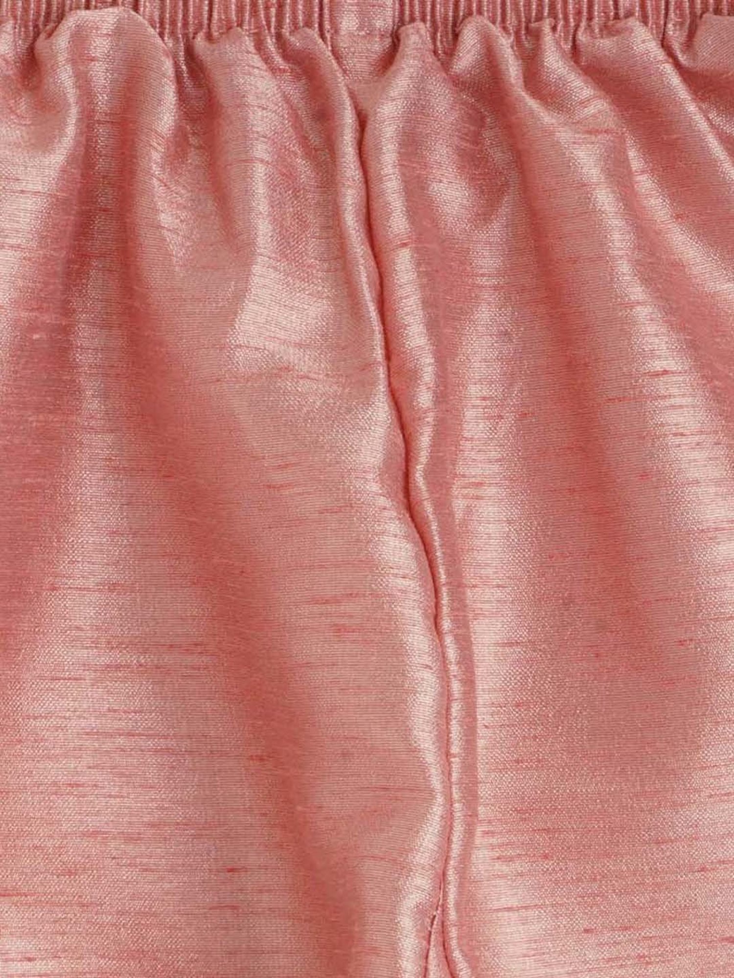 Cavio Kids Pink Cotton Embroidered Full Sleeves Kurta Set