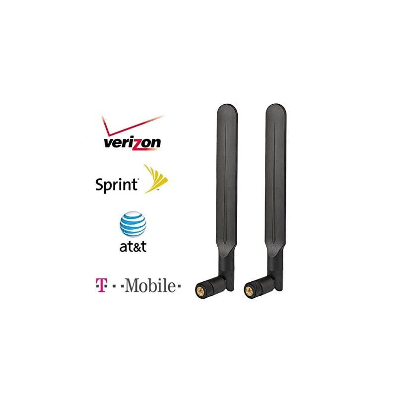 4G LTE 3dBi External SMA Male Antenna 2Pack Compatible with 4G LTE Wireless Router CPE Hotspot Industrial IoT Router Cellular Gateway Terminal Outdoor Cellular Security Camera