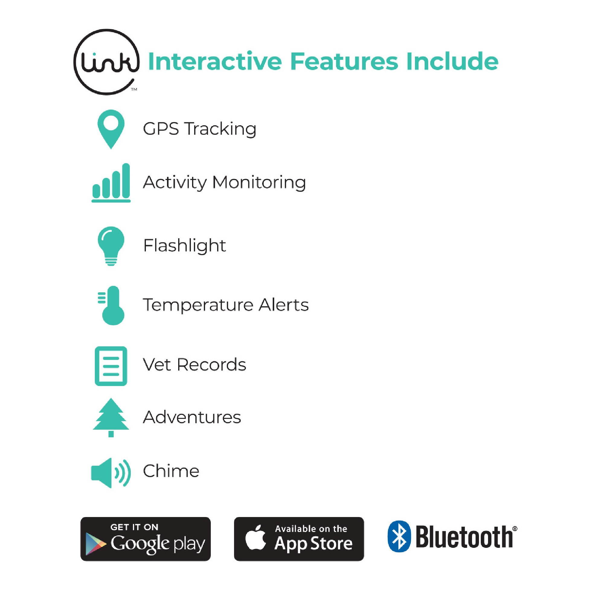 OFFICIAL STORE - Link AKC PLUS Classic GPS & Activity Monitor Smart Dog Collar Attachment, Brown