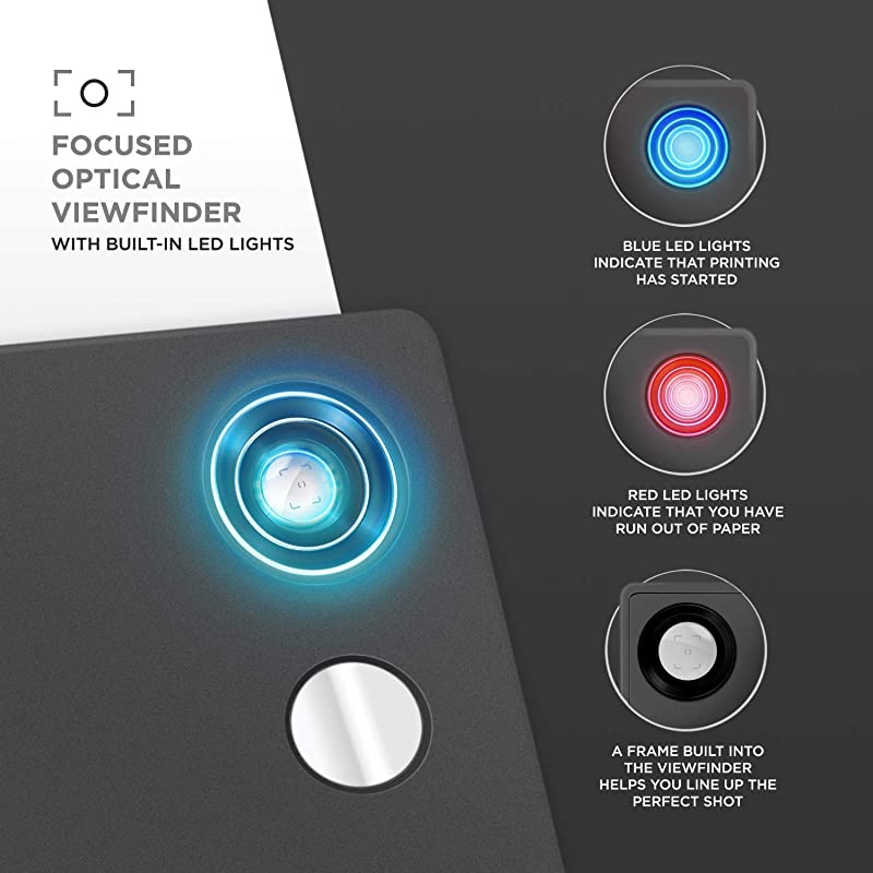 Polaroid Mint Instant Print Digital Camera Black Prints on  2x3 StickyBacked Photo Paper