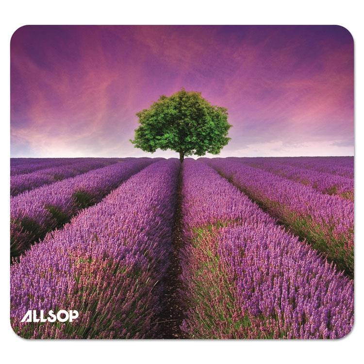 Allsop Naturesmart Mouse Pad Lavender Field Design 8 1/2 x 8 x 1/10 31422