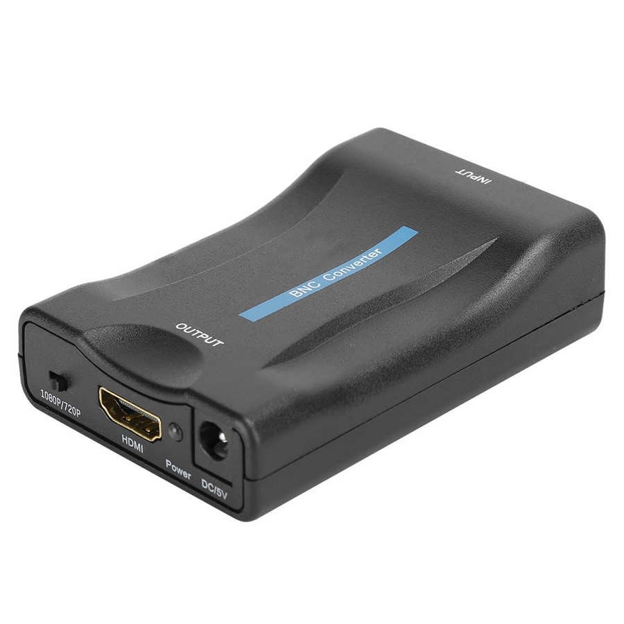 ABS BNC to HDTV Converter Monitoring to HDTV Adapter Display High Definition 1080P/720P Lossless Conversion