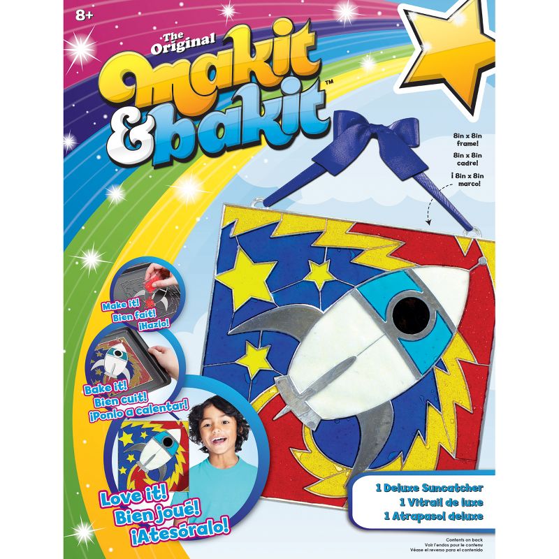 Makit & Bakit Deluxe Suncatcher Kit-Rocket