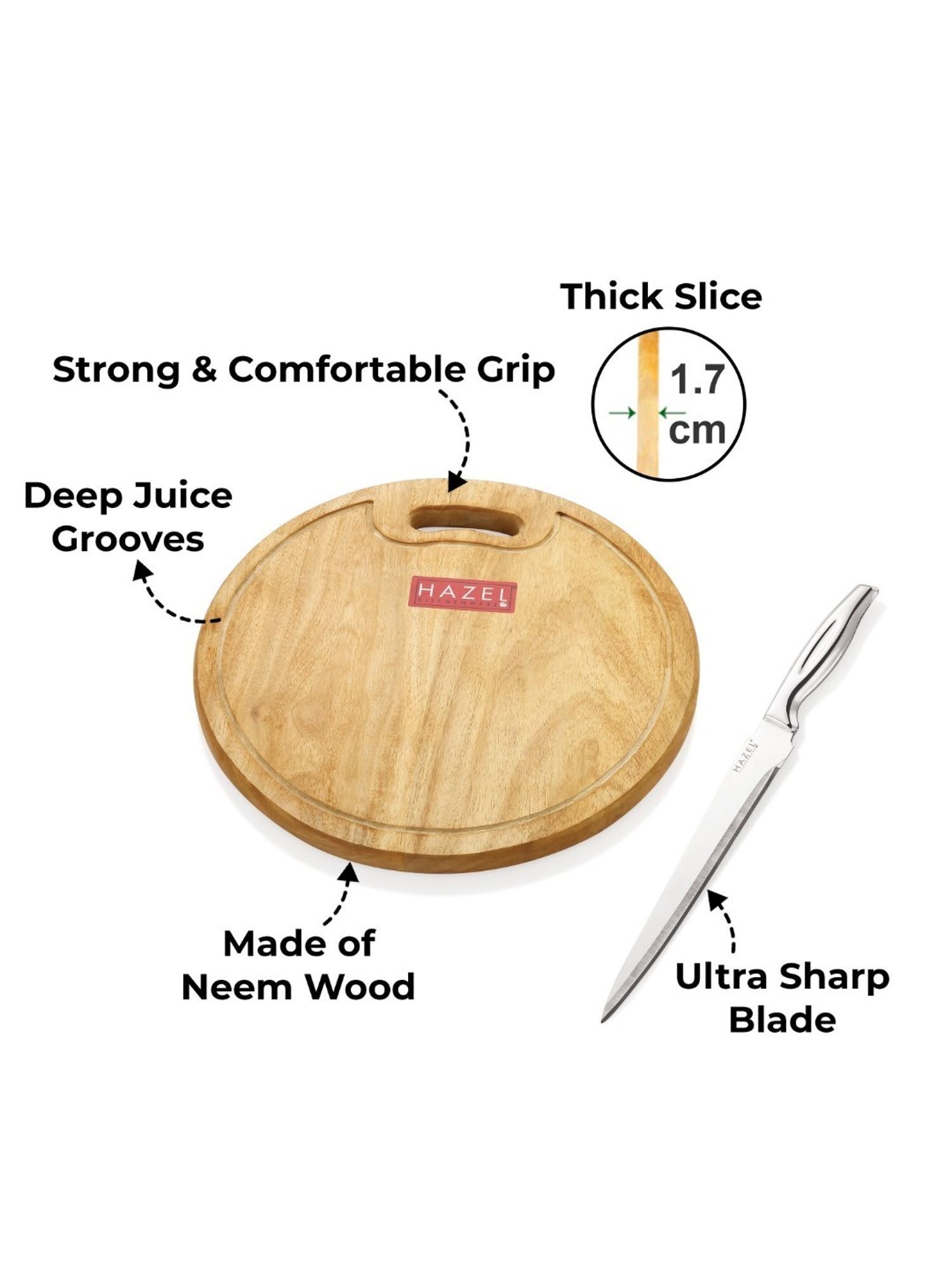 The Indus Valley Brown 6 Piece Wooden Cooking Tool Set