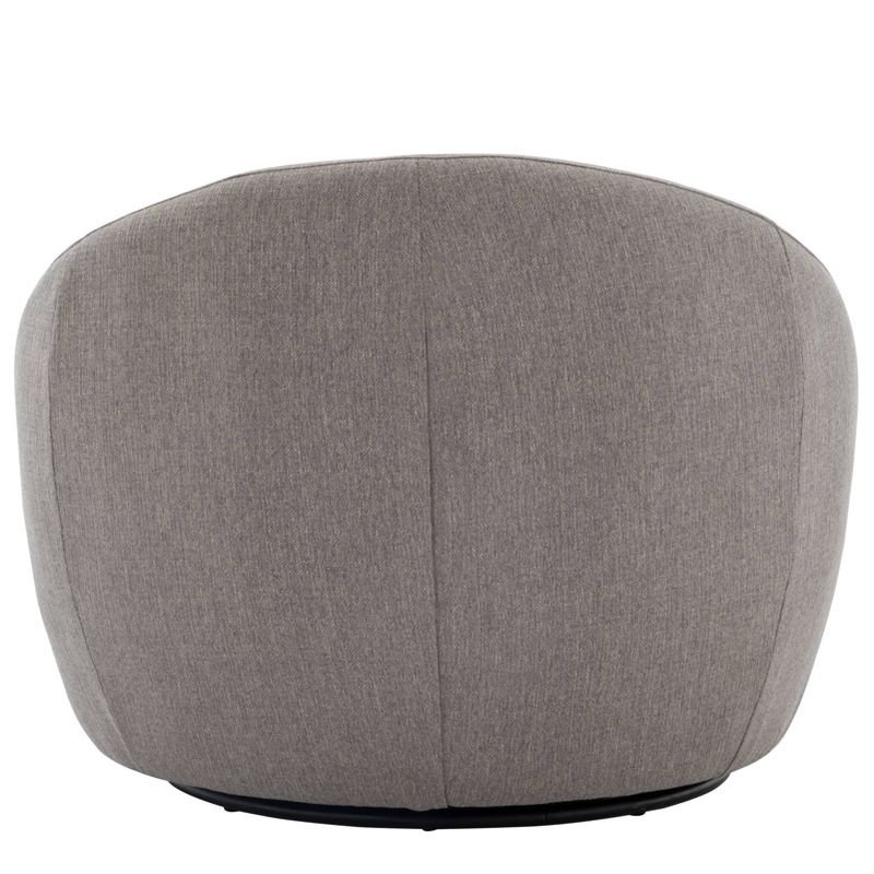 Modern Cozy Swivel Chair Gray - WOVENBYRD