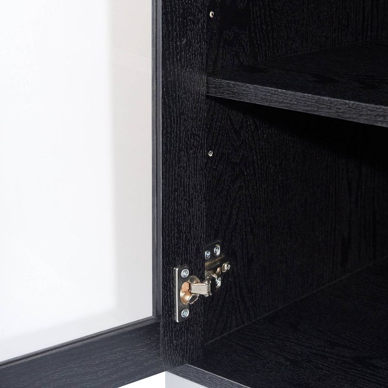 Lainey Fireplace TV Stand for TVs up to 65" Black - Versanora