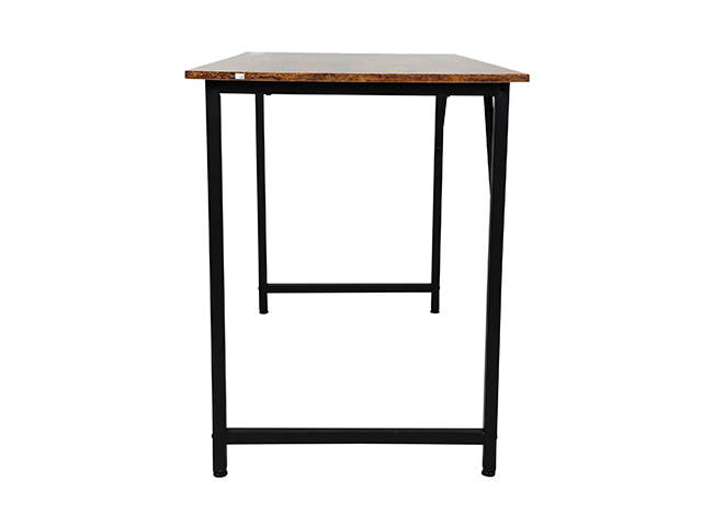 Computer Desk Home Office Desk Gaming Desk Large  Industrial Style Corner Writing Black Student Art Modren Simple Style PC Wood and Metal Desk Workstation,Wood Color,GT48