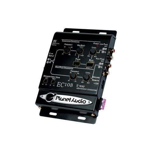 PLANET AUDIO EC10B Planet 2-Way electronic crossover with remote woofer level control