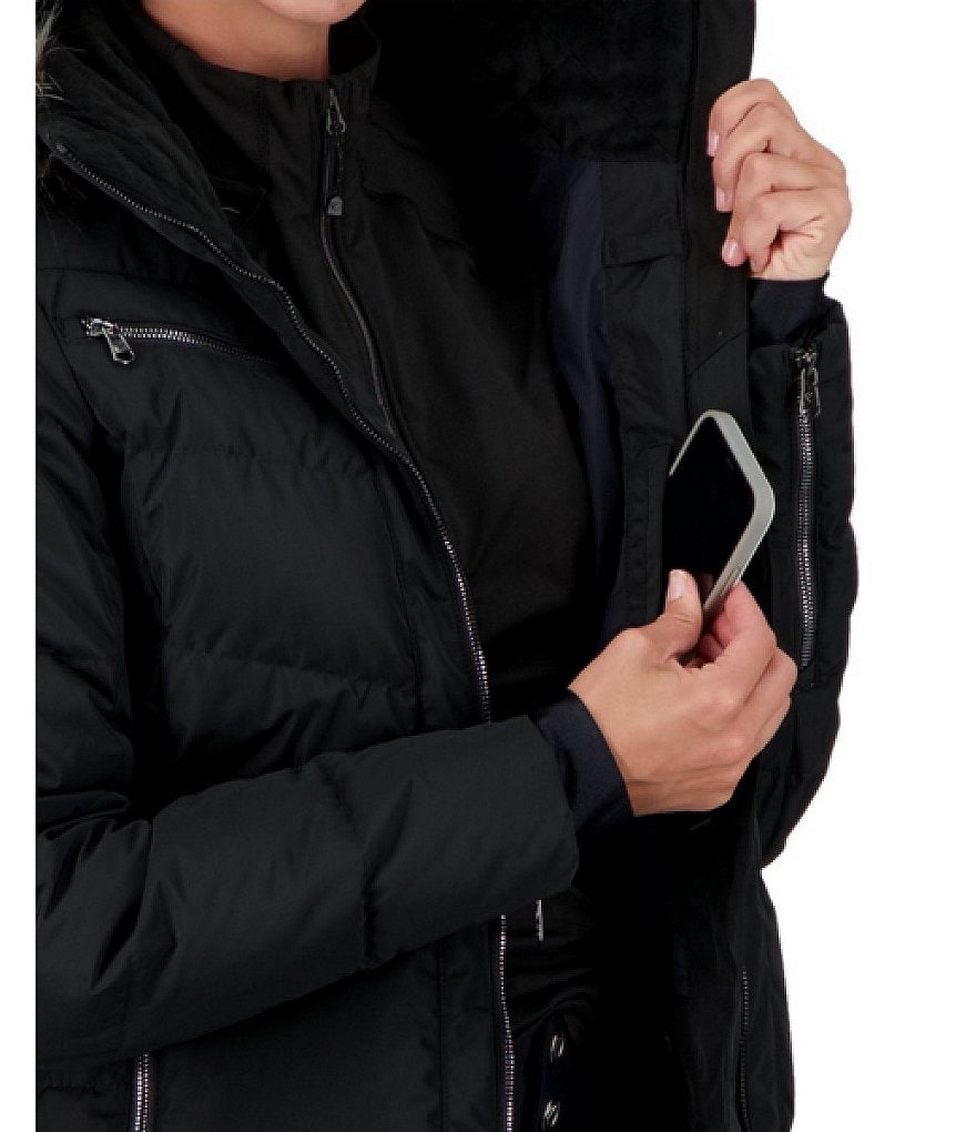 Obermeyer Circle Down HydroBlock&reg; Sport Hooded Ski Jacket