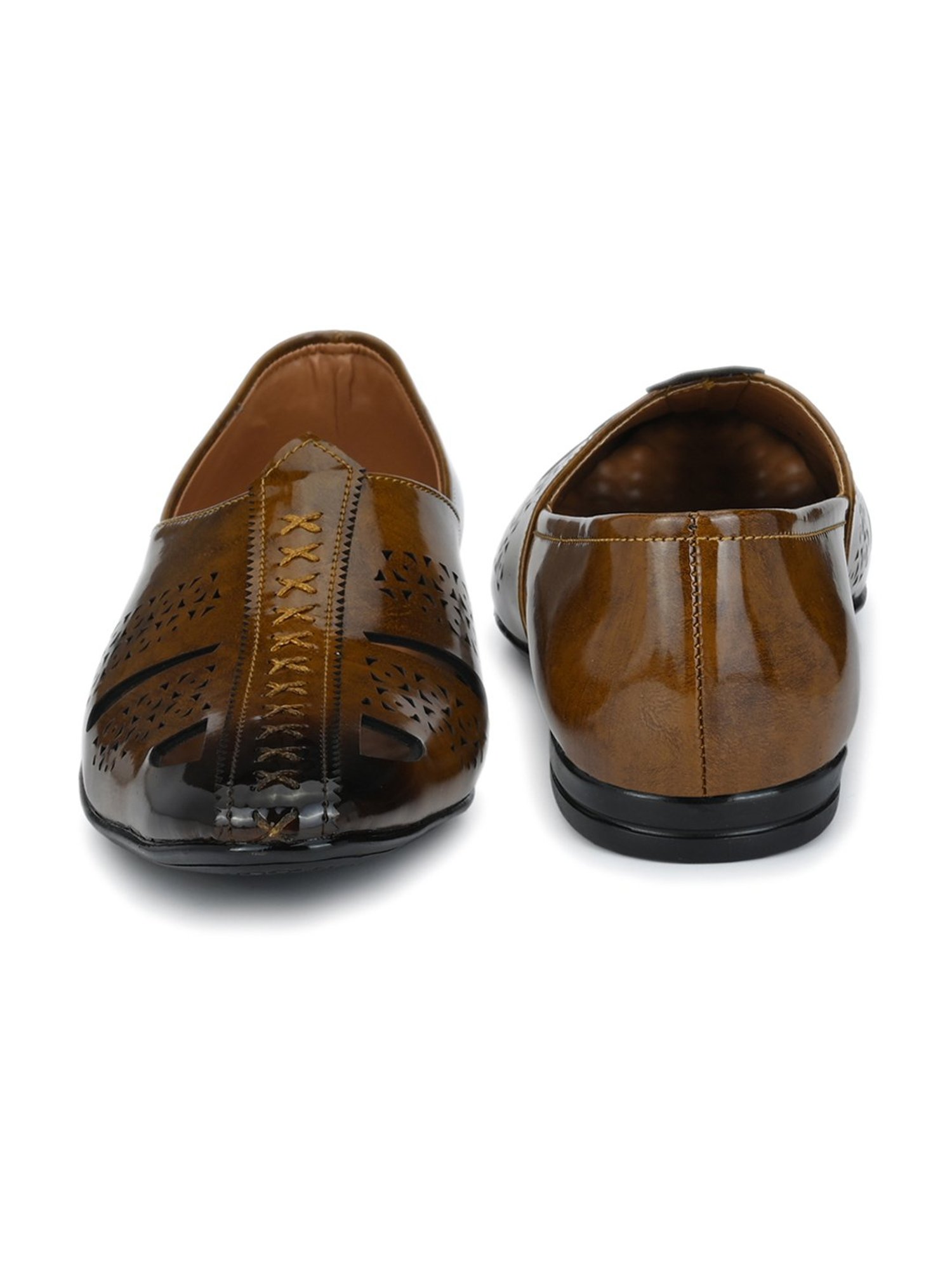 Walkway Men's Black Ethnic Juttis