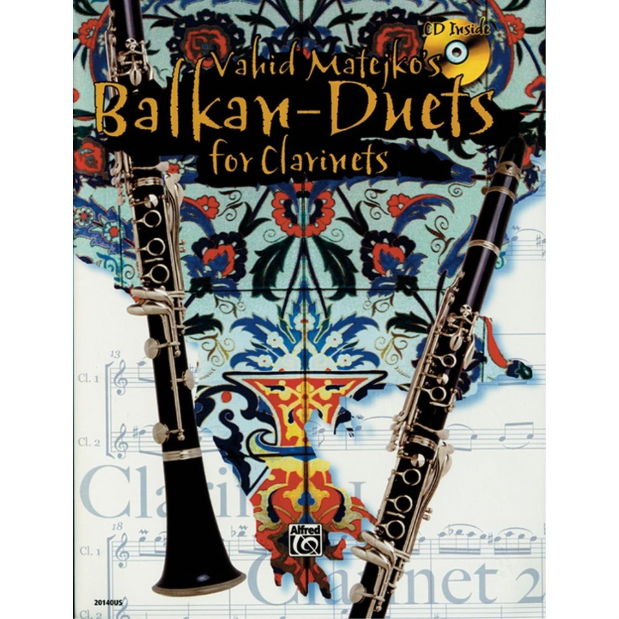 vahid matejko's balkan duets for clarinets: book & cd