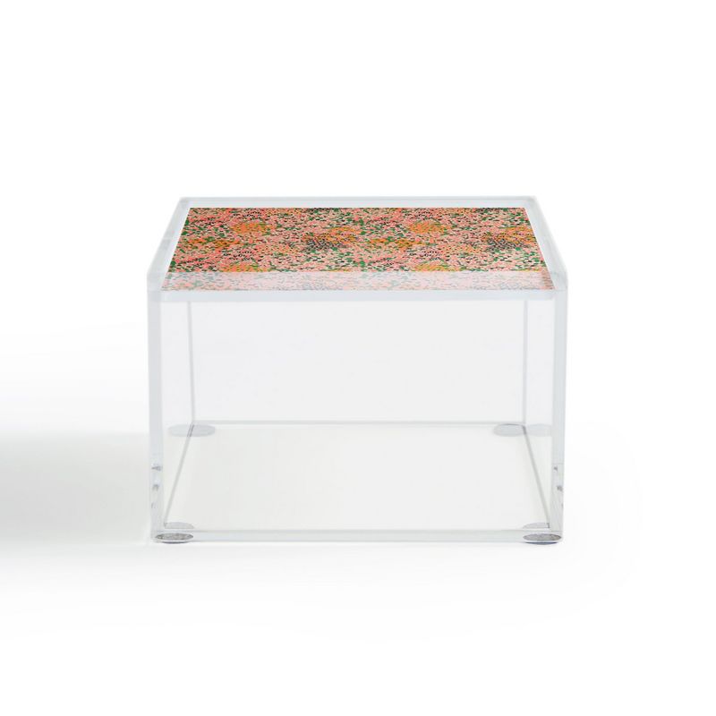 Olivia & May Set of 3 Weave Baskets with Wooden Lids