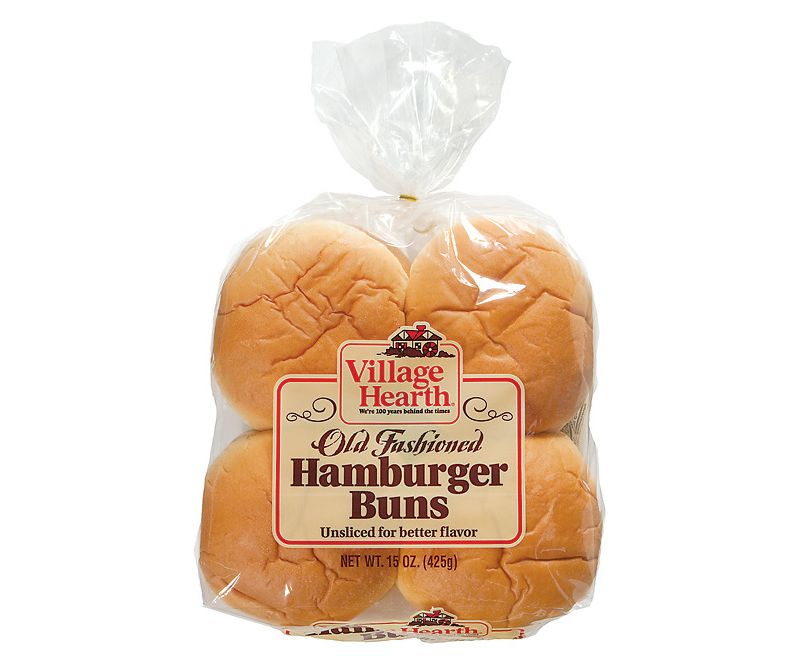 Village Hearth Hamburger Buns - 15oz/8ct