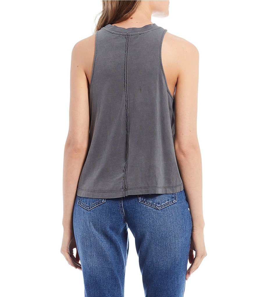 C&V Chelsea & Violet Crew Neck Swing Tank Top