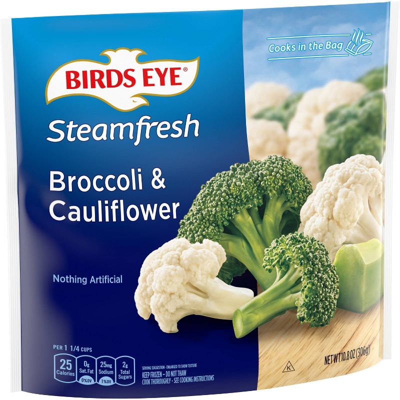 Birds Eye Steamfresh Frozen Broccoli & Cauliflower - 10.8oz