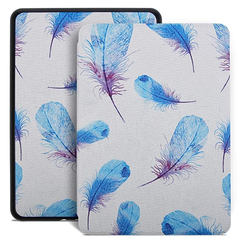 Print Case for AllNew Kindle Paperwhite Premium PU Leather Case Smart Slimshell Protective Cover with Auto Wake Sleep for Kindle Paperwhite 2018 10th Not fit Paperwhite Prior to 2018