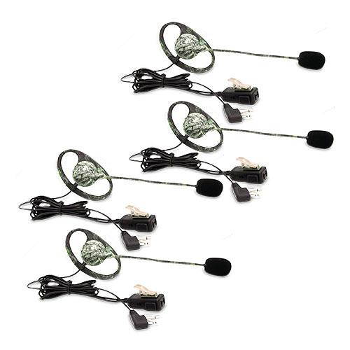 Midland AVP-H7 (4 Pack) Camo Headsets with Boom Mic