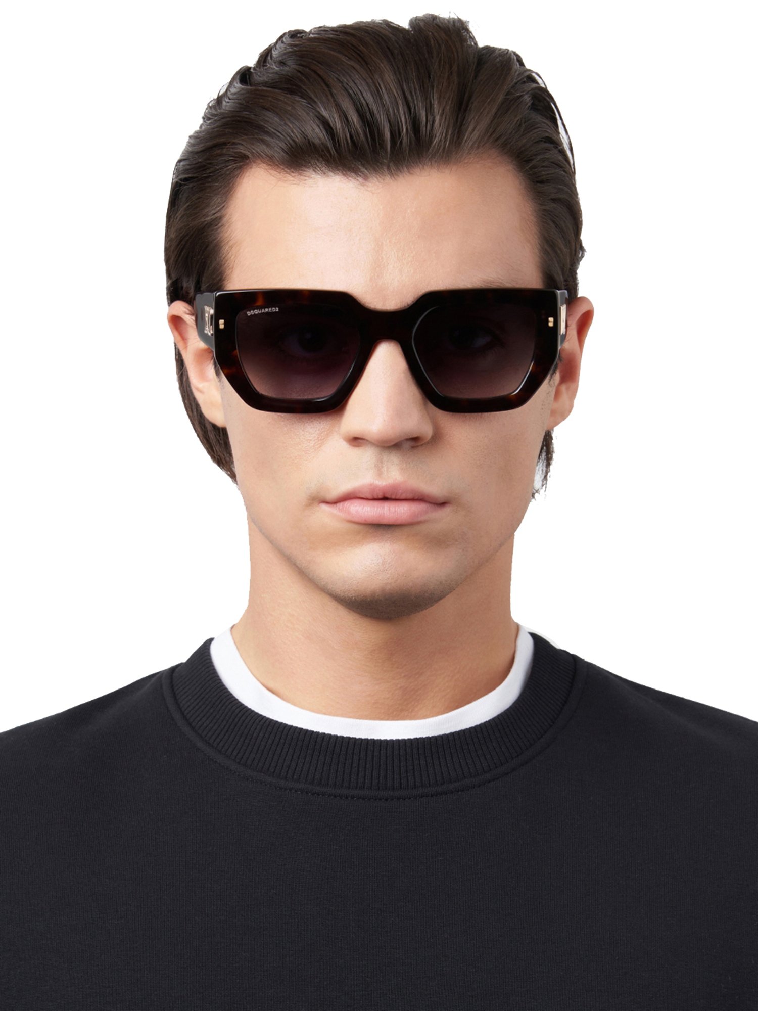 Dsquared2 204913086539O Grey Square Sunglasses