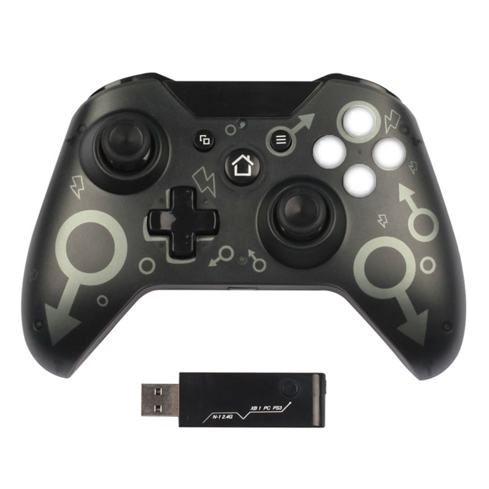 Wireless 2.4G Joystick Controller Gamepad Game Console Accessory for Xbox One