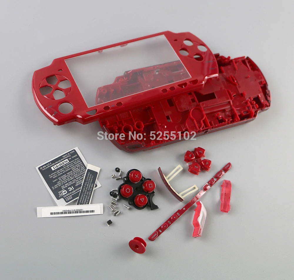 1set Replacement for PSP2000 PSP 2000 Old Version Game Console replacement full housing shell cover case with buttons kit