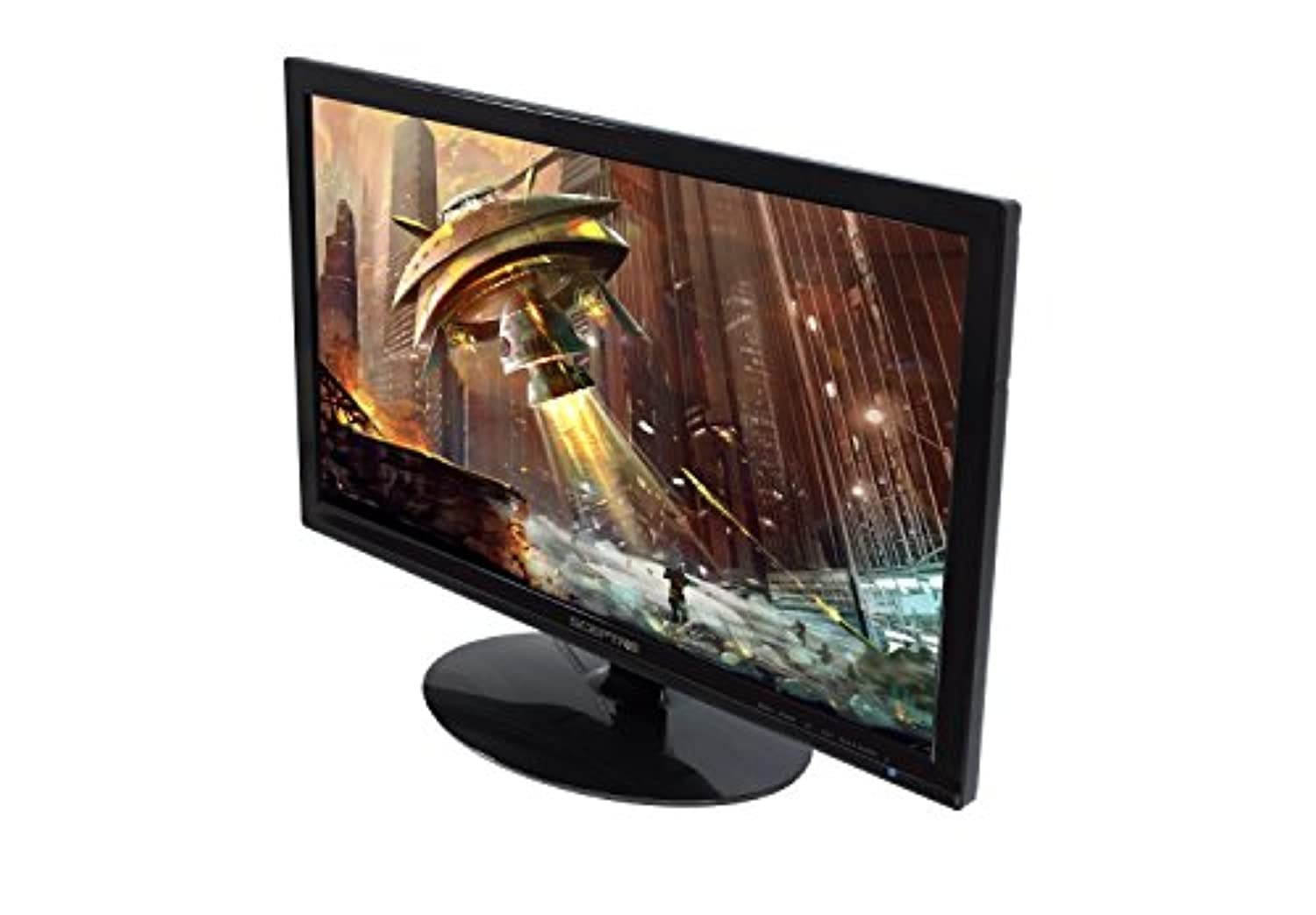 Sceptre 24 Inch 75Hz Slim LED Monitor with Build-in Speakers HDMI VGA, New Black (E248W-19208A) (E248W-19208A)