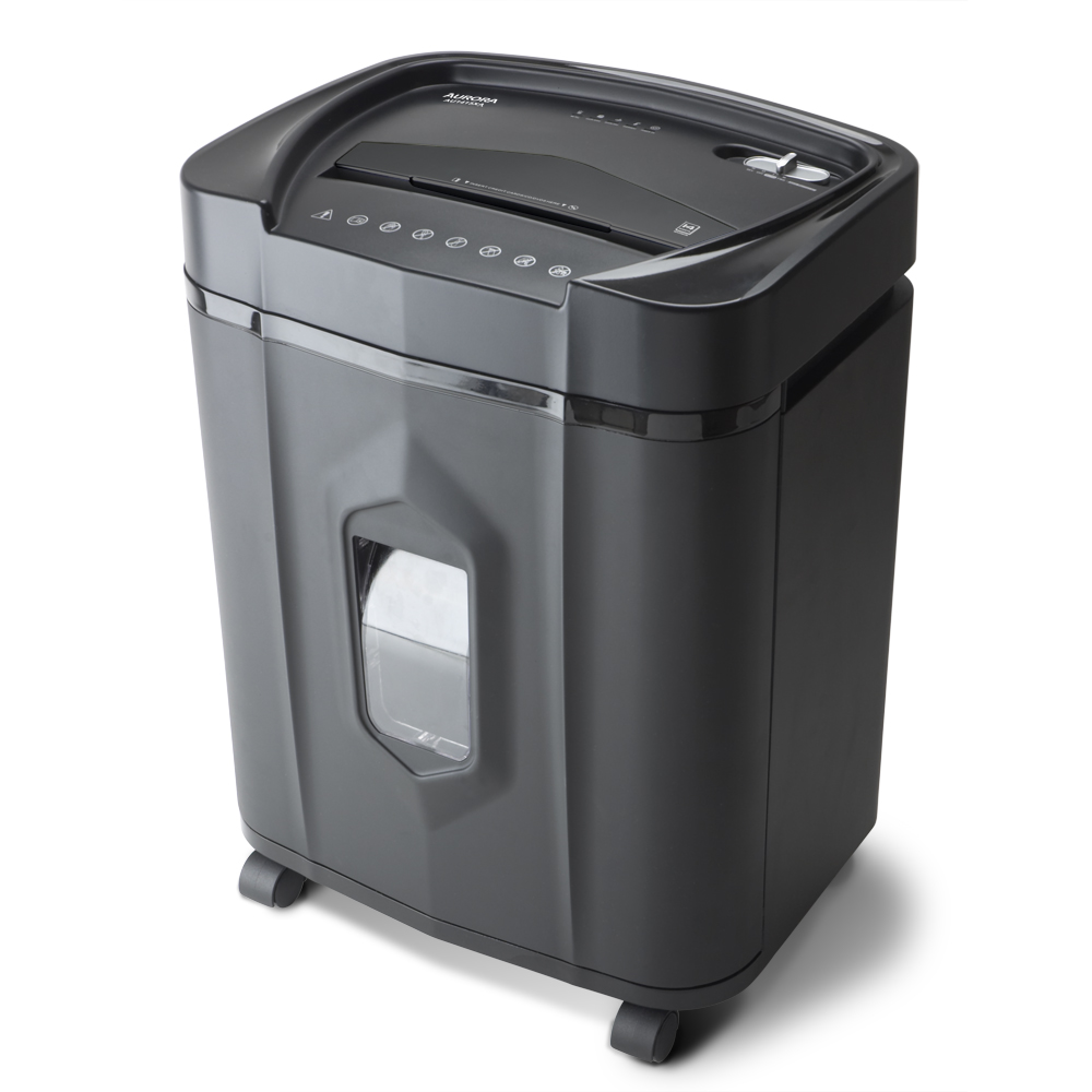 Aurora AU1415XA 14-Sheet Crosscut Paper/ CD and Credit Card Shredder/ 5-gallon pullout basket/ 10 Minutes Continuous Run Time