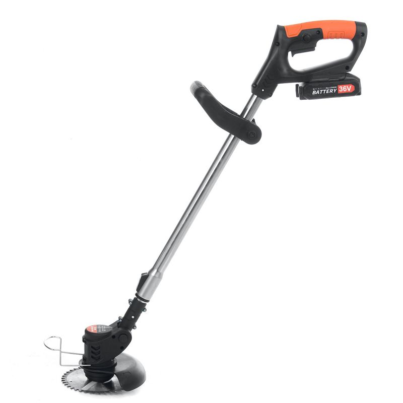 Doersupp 24V 6 Inch Cordless Electric Chain Saw Wood Cutter 550W One-Hand Saws Woodworking Machine W/ 1pc Battery-US Plug/Black