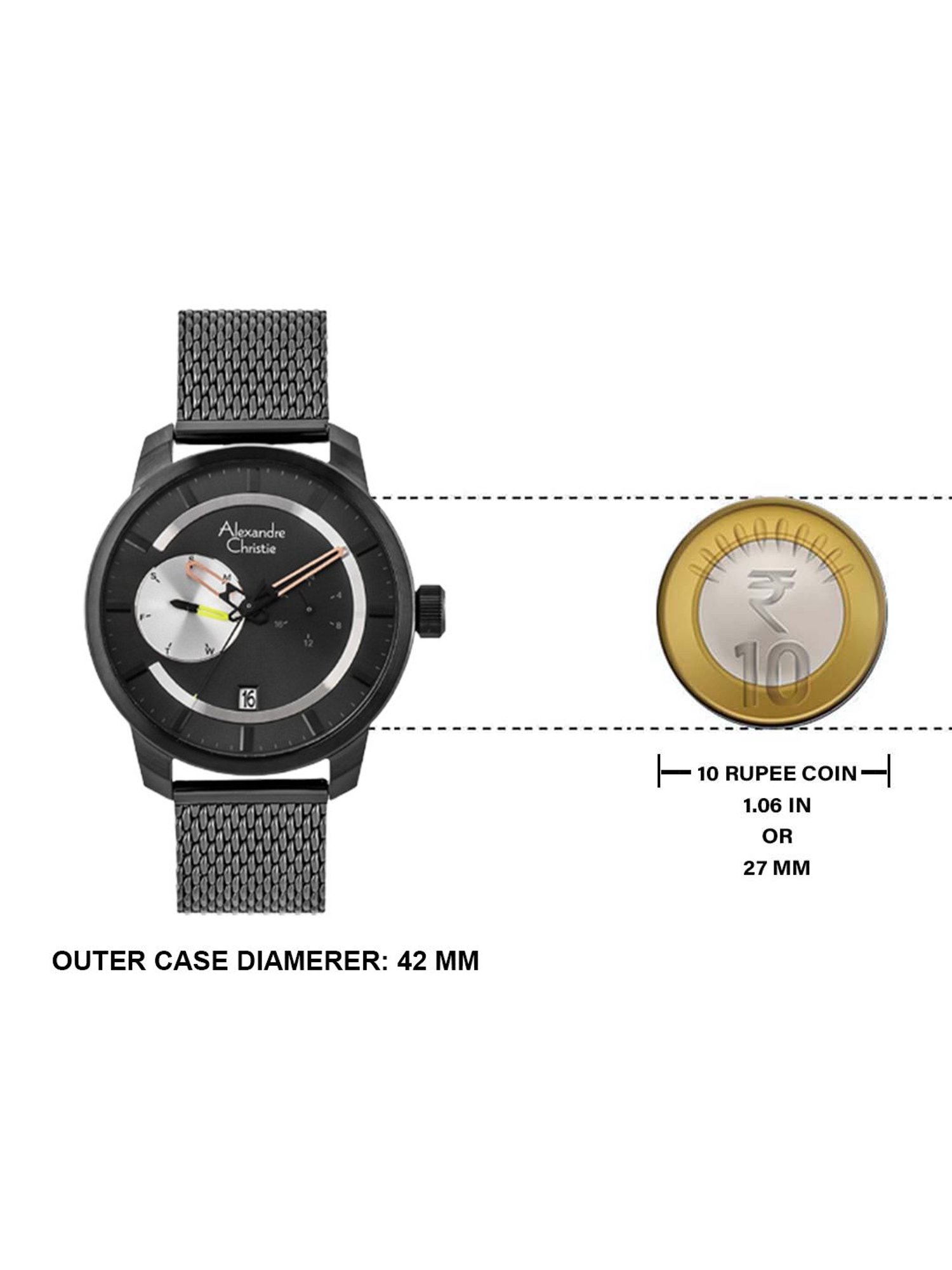 ALEXANDRE CHRISTIE 6548MFBIPBA Multifunction Watch for Men