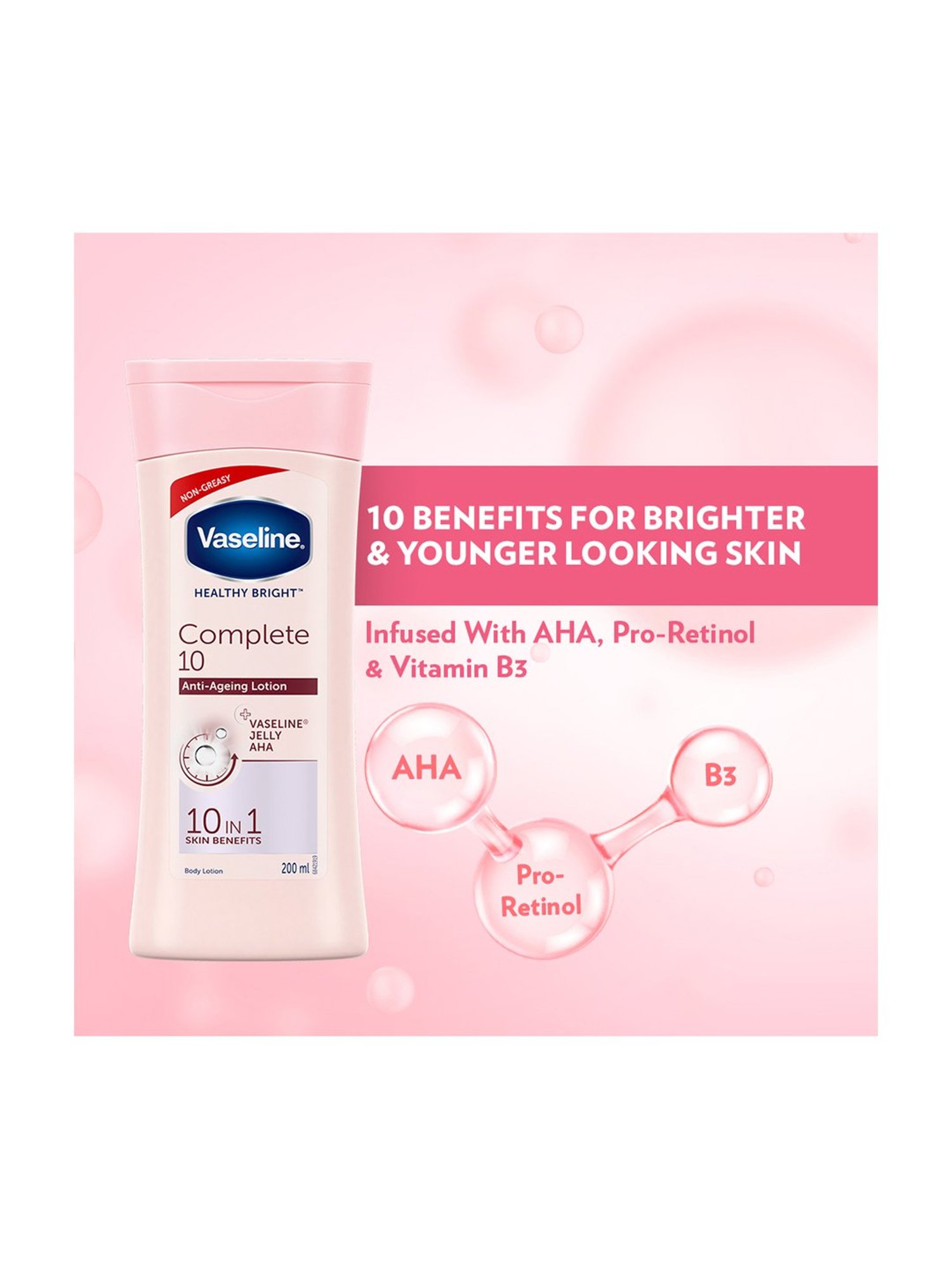 Vaseline Healthy Bright Complete 10 Body Lotion - 100 ml