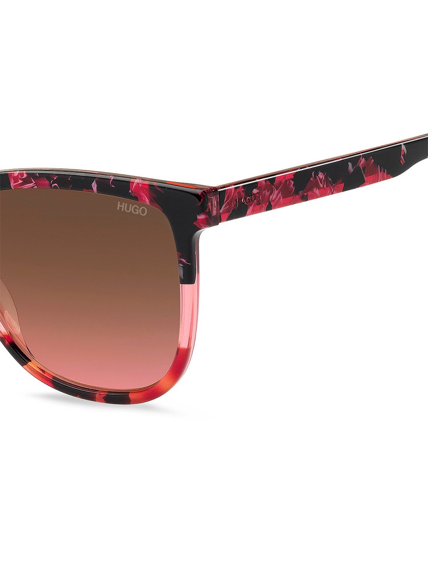 HUGO Brown Square Sunglasses for Women