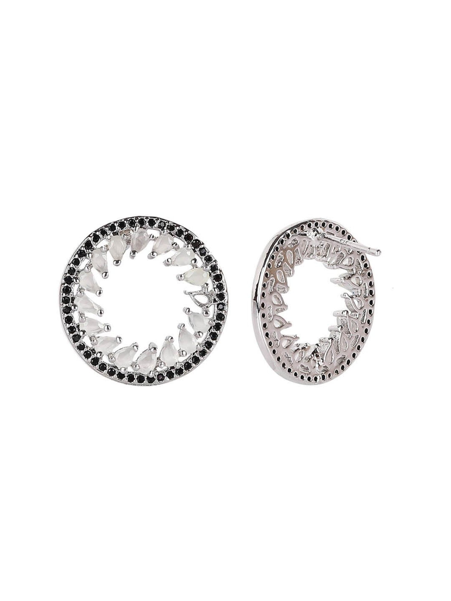 The Real Effect London 800 Silver Earrings for Women