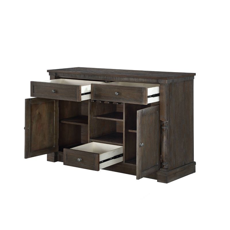 Leilani Server Walnut - Acme Furniture