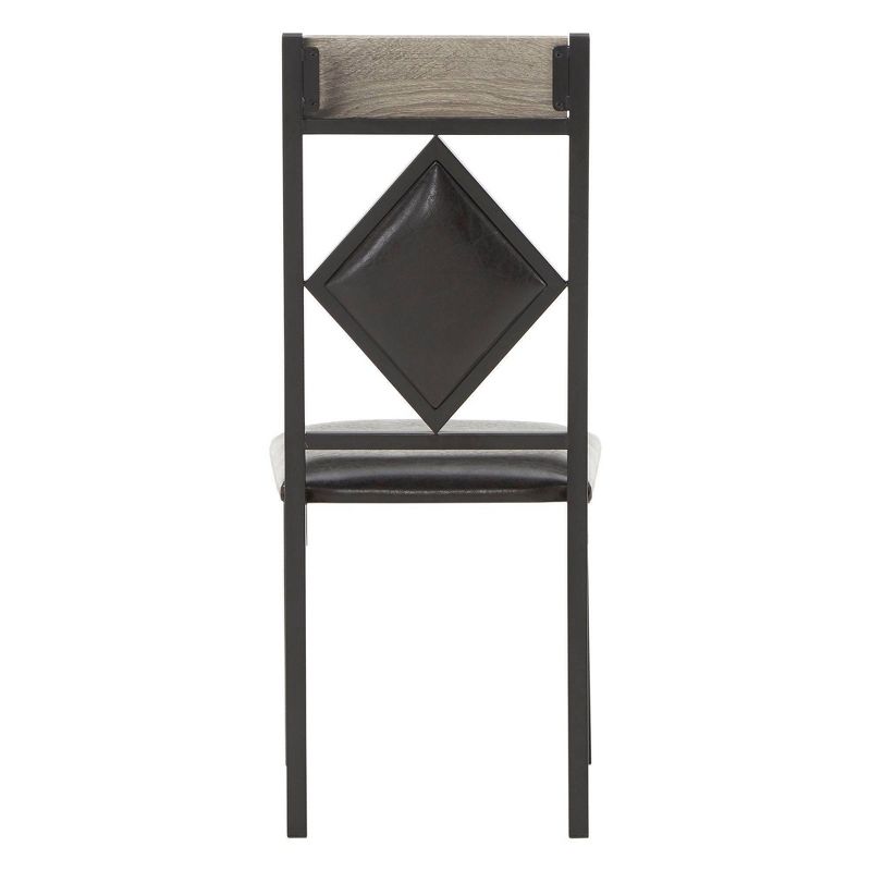 5pc Kalinda Dining Set Black - Inspire Q