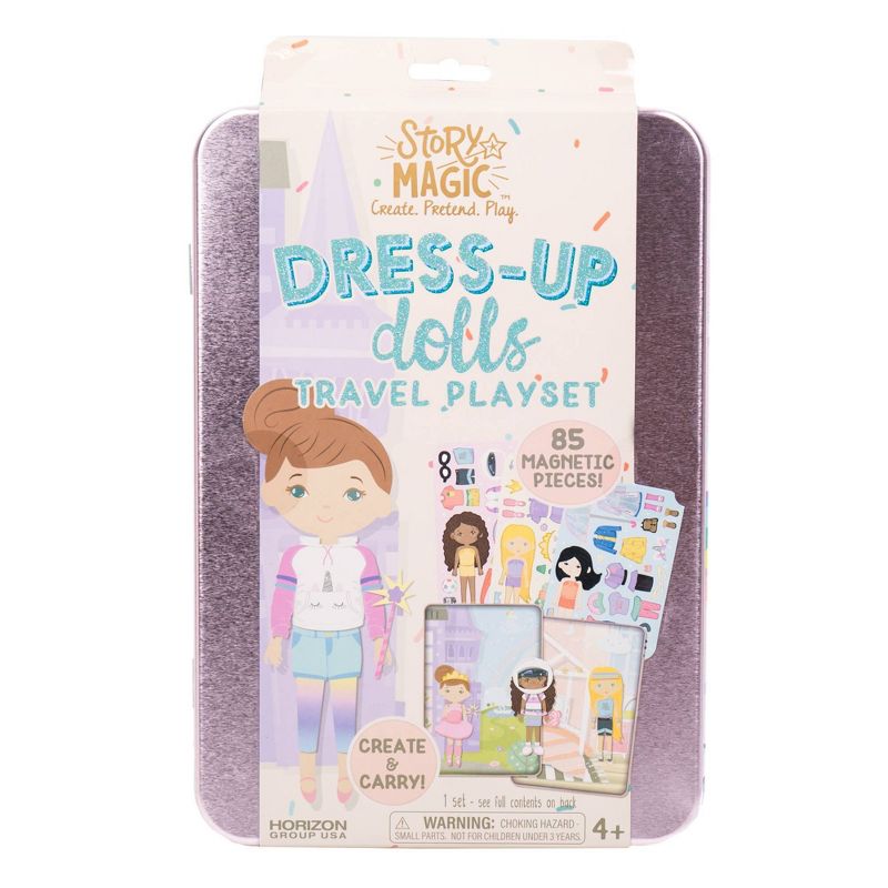 Magnetic Dress-Up Dolls Travel Playset - Story Magic