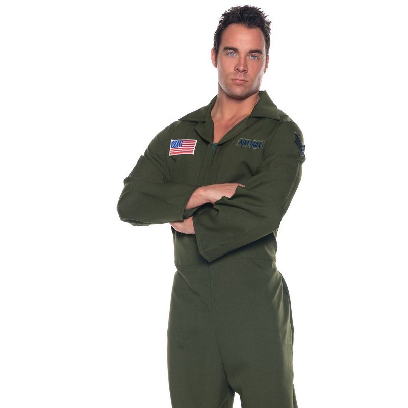 Adult Airforce Jumpsuit Halloween Costume One Size