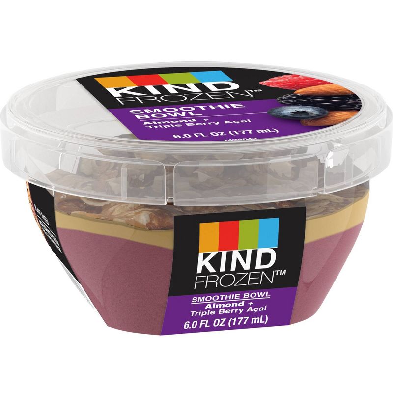 Kind Frozen Smoothie Bowl Almond Triple Berry Acai - 6oz