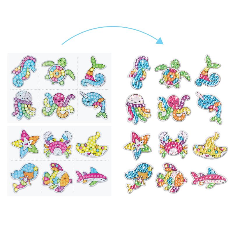 Creativity for Kids Big Gem Diamond Painting Kit - Sea Friends