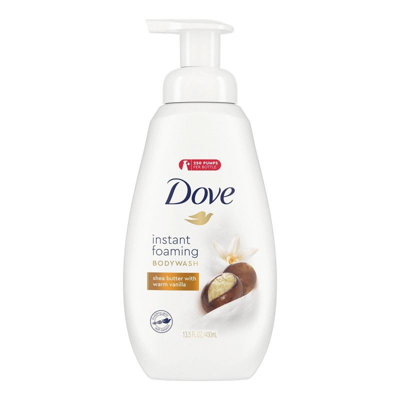Dove Shea Butter & Warm Vanilla Shower Foam Body Wash - 13.5 fl oz