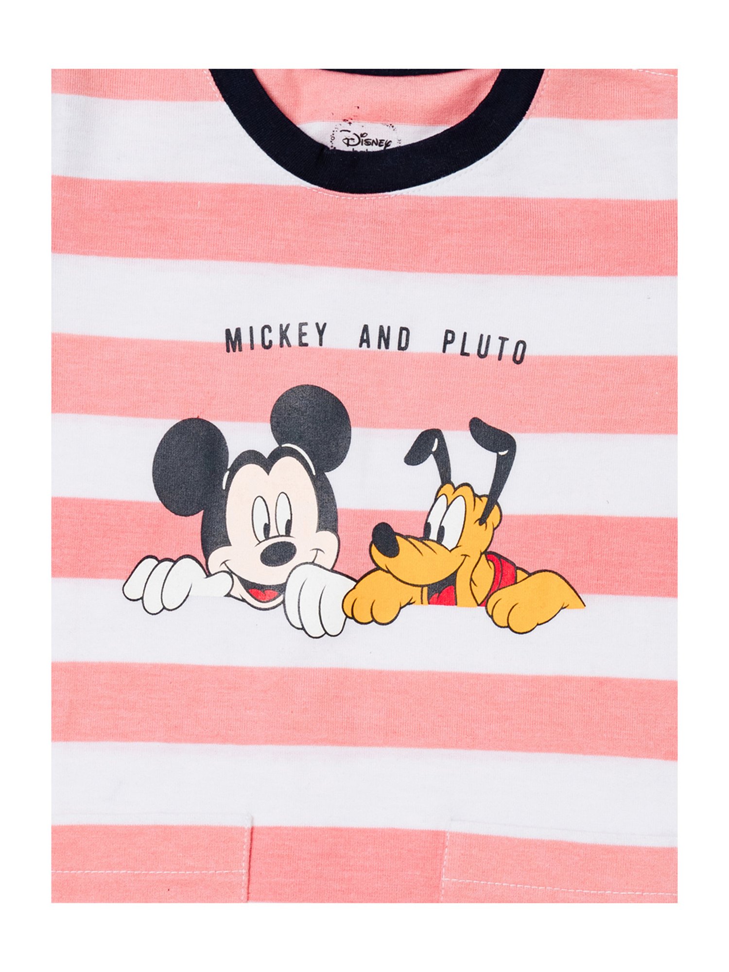 Bodycare Kids Peach & White Striped Romper